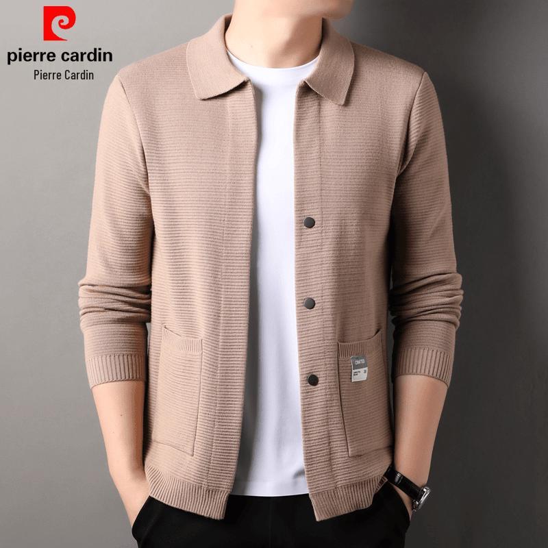 Мужской вязаный кардиган-куртка Pierre Cardin с длинным рукавом для весны и осени 190 For 180-205kg 5630₽
