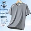 VANCAMEL Men's Quick-Dry Ice-Feel Short-Sleeve T-Shirt