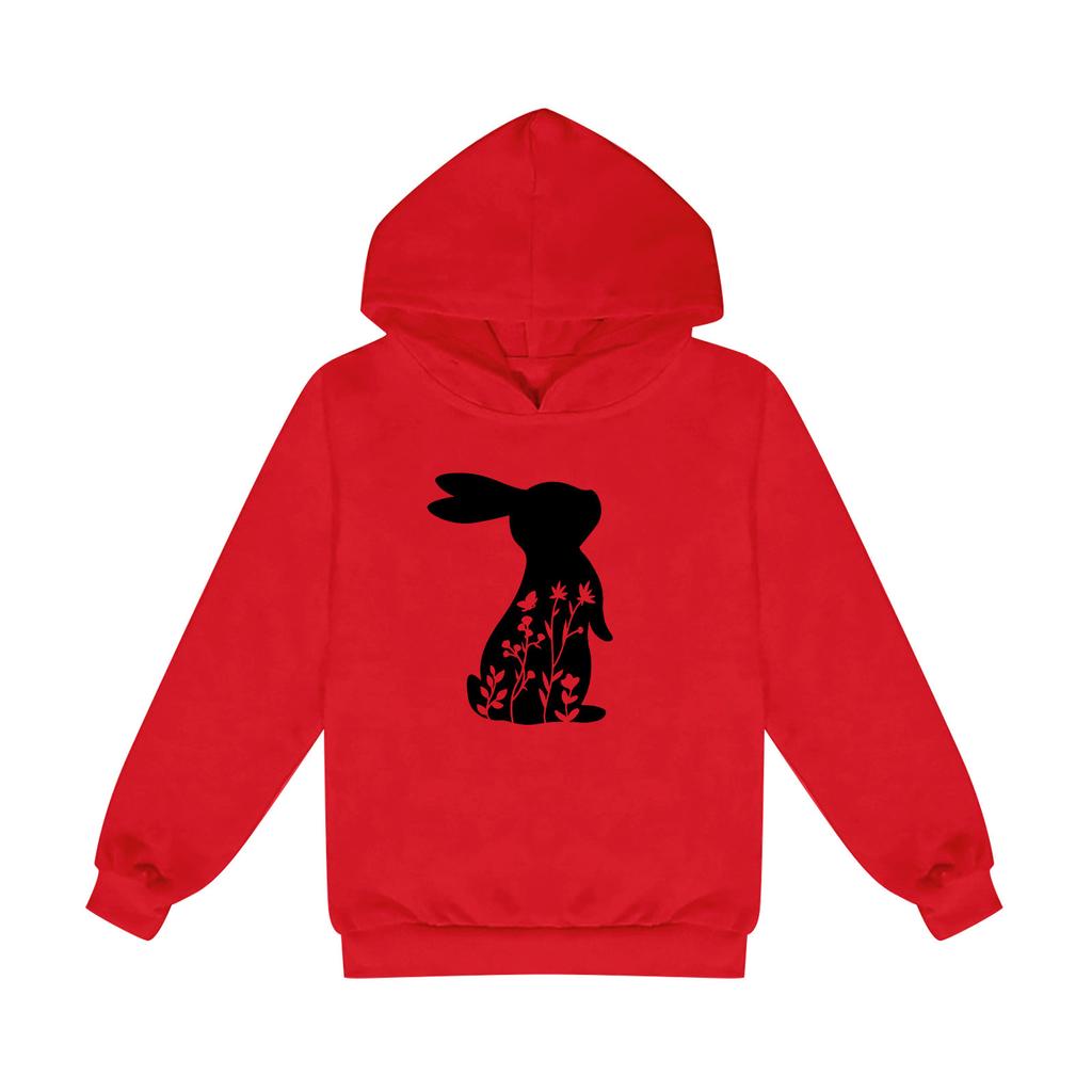 Außenhandels-Explosion Osterhase-Druck Kinderkleidung lässiger Pullover Frühling und Herbst neue Kapuzenoberteile für Damen und Herren