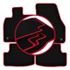 Velour Floor Mats with Red Edge For: Seat Ateca Crossover (2016-)