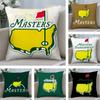 Masters Golf Printing Pillow Case Short Plush Pillow Covers Sofa Decorative Gift Home Double-sided Printing Cushion Cover