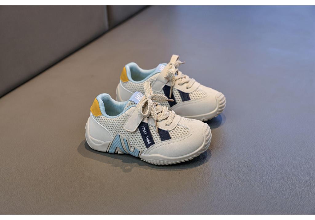 Kids' Korean Style Breathable Mesh Sneakers - Boys' & Girls' Casual Cortez Shoes for Spring & Autumn 2026