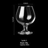Glass Set for Whiskey, Brandy, Highball, Wine, and Beer - Small Lowball Cups for Home