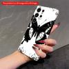 2DFlat Samsung Phone Case Black Butterfly with Floral Frame Design Applicable To Galaxy S22 S23 S24 S25ULTRA S26 A12 A13 A14 A15 A16