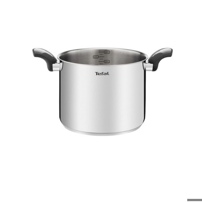 Tefal Marmite inox 22cm + couvercle en verre - e3016104