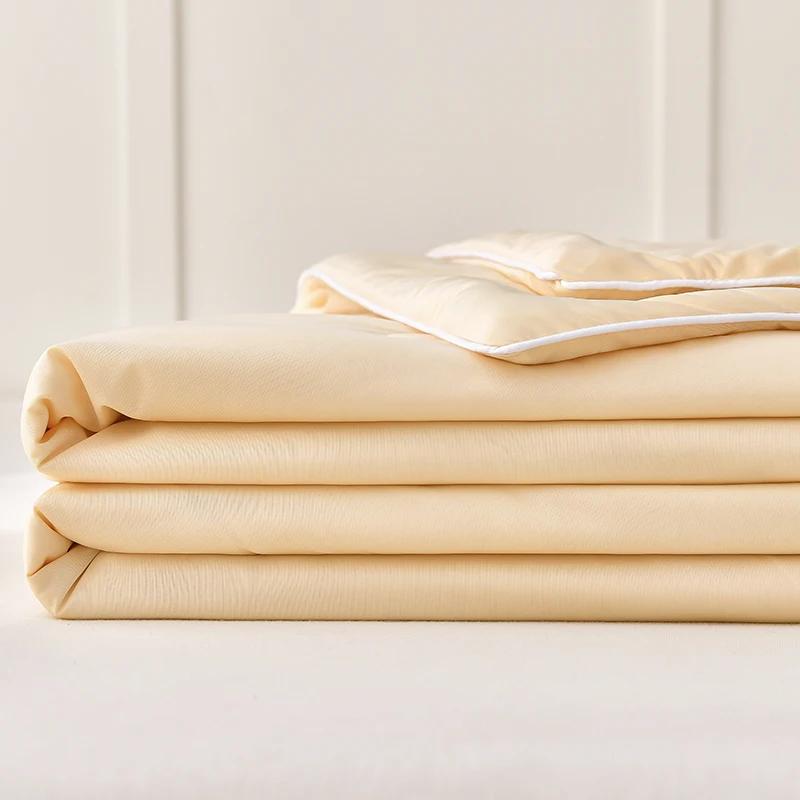 Ice Silk Air Conditioning Quilt Washable Summer Quilts Adult Kids Duvet Home Textiles Luxury Bedding Queen King Size Blanket