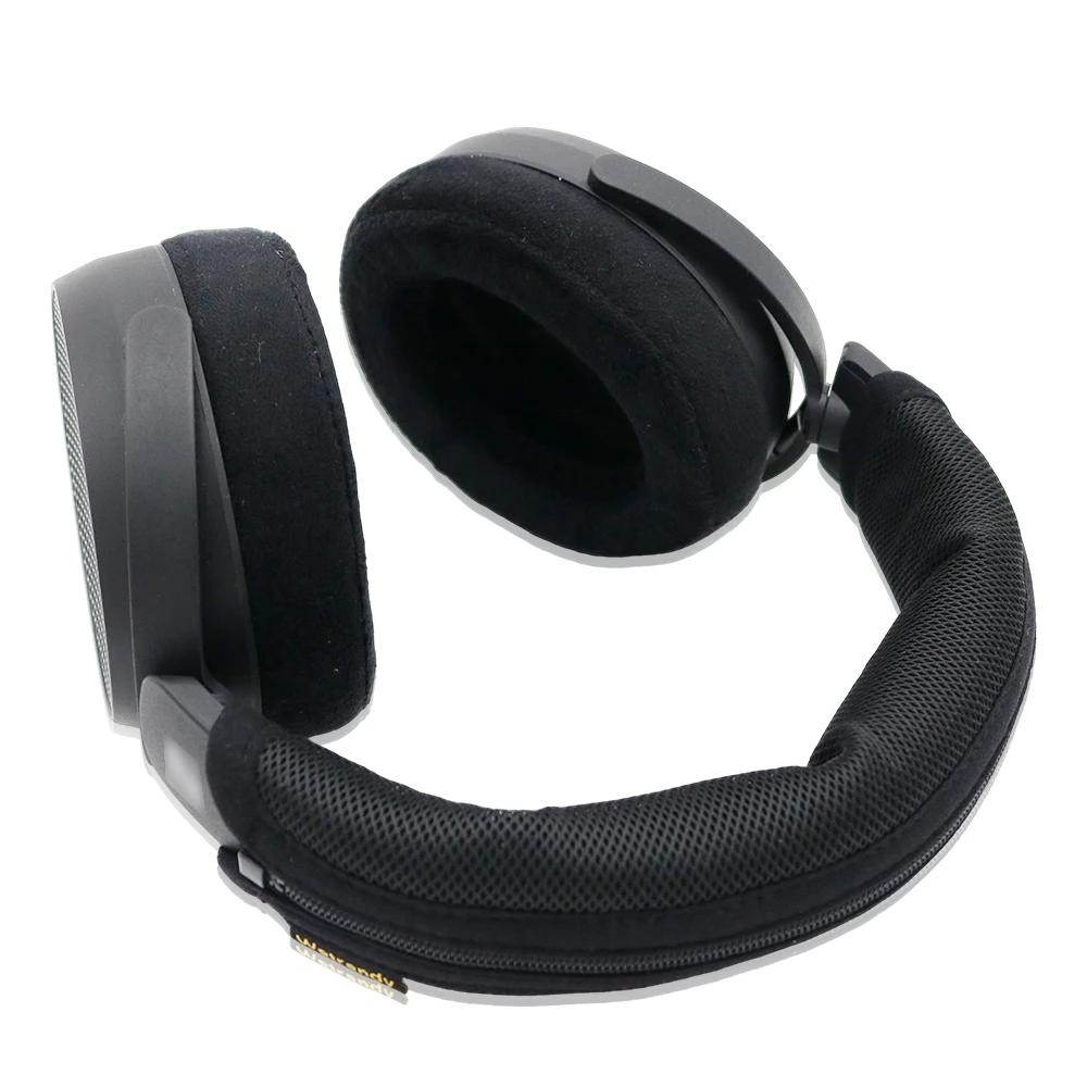 YAYINCC Headphone Head Beam Cover for SENNHEISER HD 490 Pro Earphone Zipper knitted fabric headband protective cover