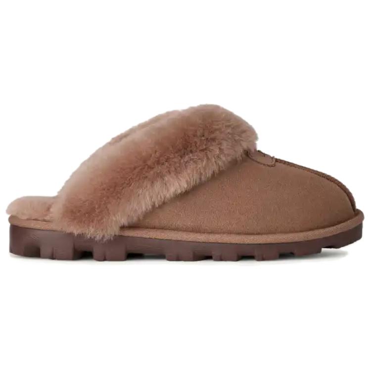 UGG Coquette Slipper Rocky Oak Women Sneakers Brown 5125-RYK