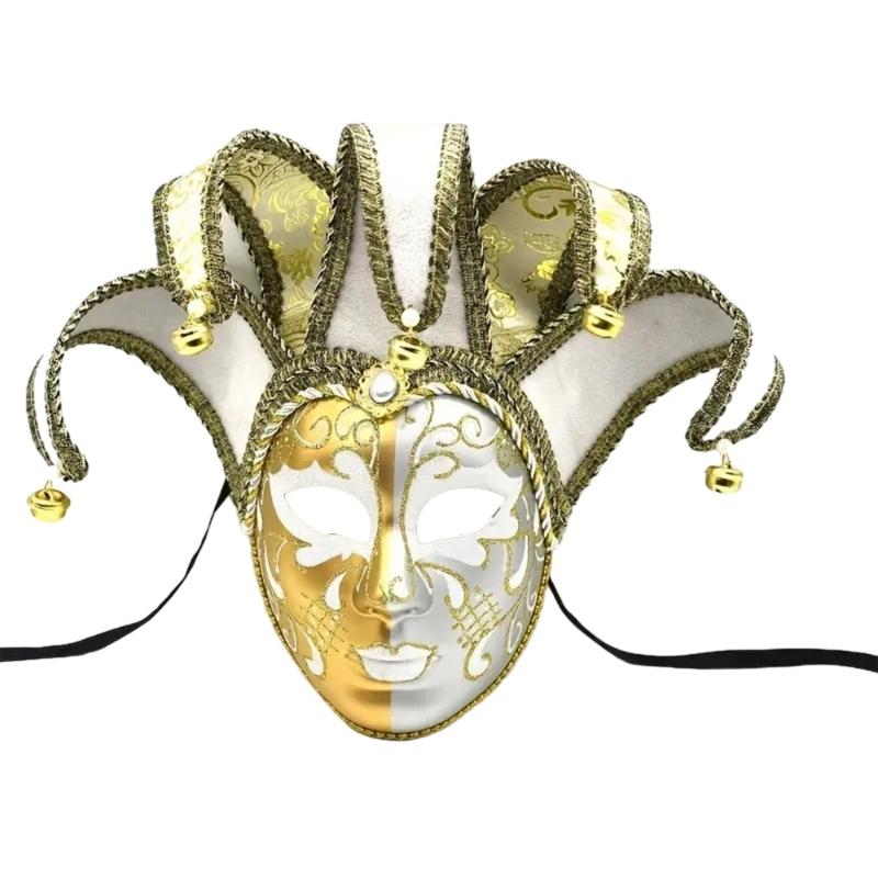 Maskerade Maske Narrenmaske Halloween Kostümmaske Venezianische Maske Mardi Gras Maske Karnevalsmaske für Halloween Party