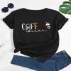 Short-sleeved T-shirt European and American Summer New Women's Fashion Casual Home Commuting Versatile Round Neck Short-sleeved T-shirt
