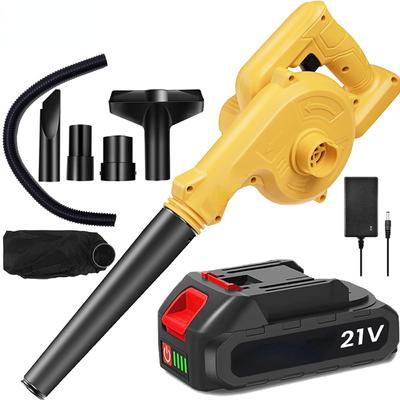 Cordless Leaf Blower, 2.5 Lb Mini Leaf Blower, 2-in-1 Battery Leaf Blower and Vacuum for Workshop, Garage, Porch and Patio