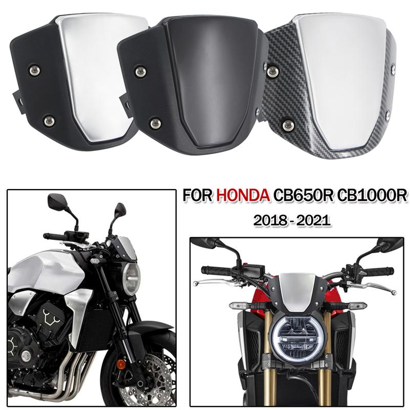 Sport Windshield For Honda CB1000R CB 1000 650 R Motorcycle Front Wind Deflector With Bracket Air Fairing For CB650R 650R 2020