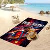 Asciugamano da Spiaggia Personalizzato Stampato Lamine Yamal Logo Calcio Supporto Nome Personalizzato Testo Asciugamano Assorbente Per Sport Viaggio Regalo Speciale