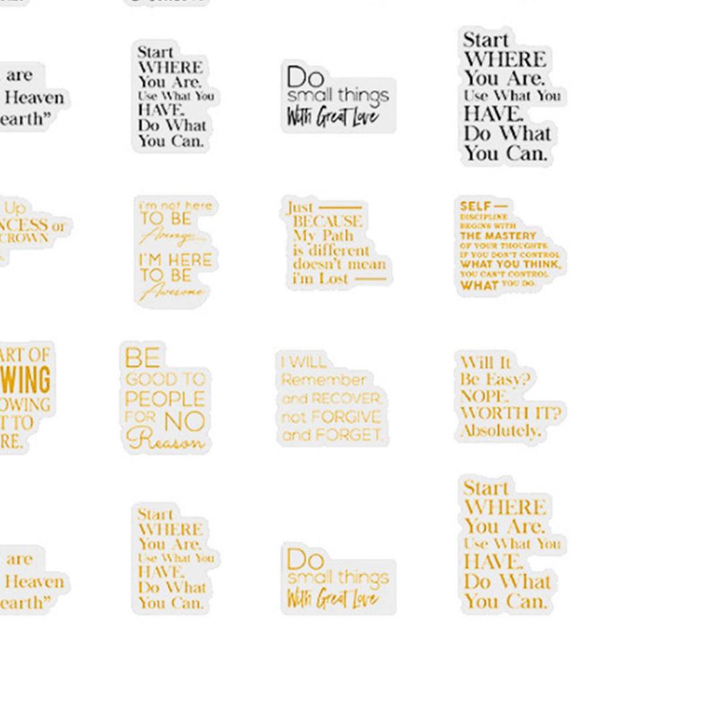 30 Stück Vintage Englische Poesie Serie Aufkleber Schöner Tag PET Aufkleber für Scrapbooking Poesie und