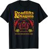 NEW LIMITED Deadlifts And Dragons Workout Fitness Swole T-Shirt Tops Tee