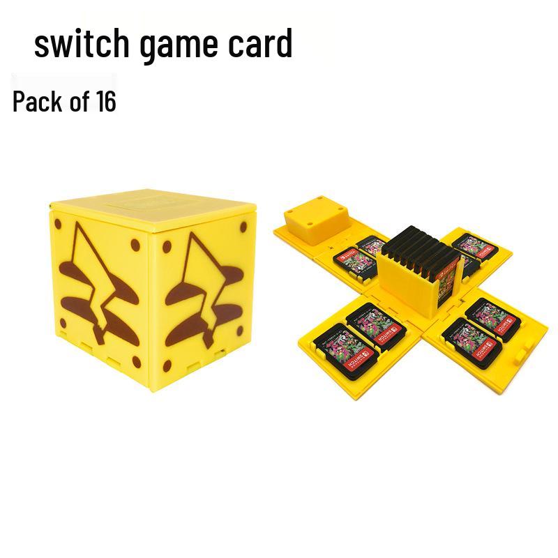 Switch OLED Console Game Card Storage Case - Large Capacity Folding Cartridge Holder