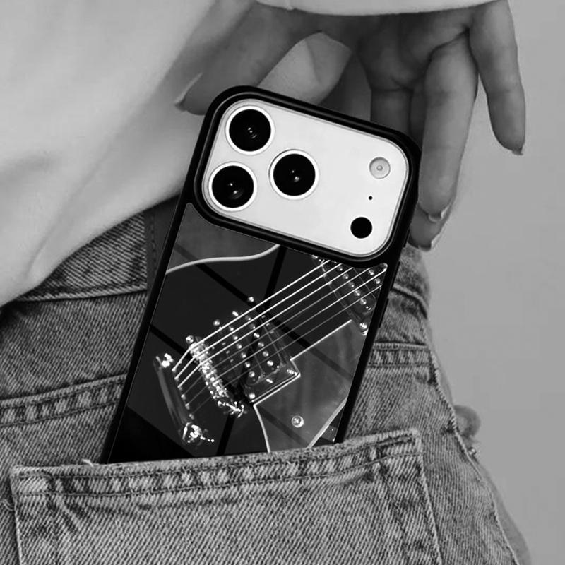 Musical Violin Guitar Phone Case for iPhone 17ProMax 12 13 14 15 16e 17 Pro Max Plus Air Cover
