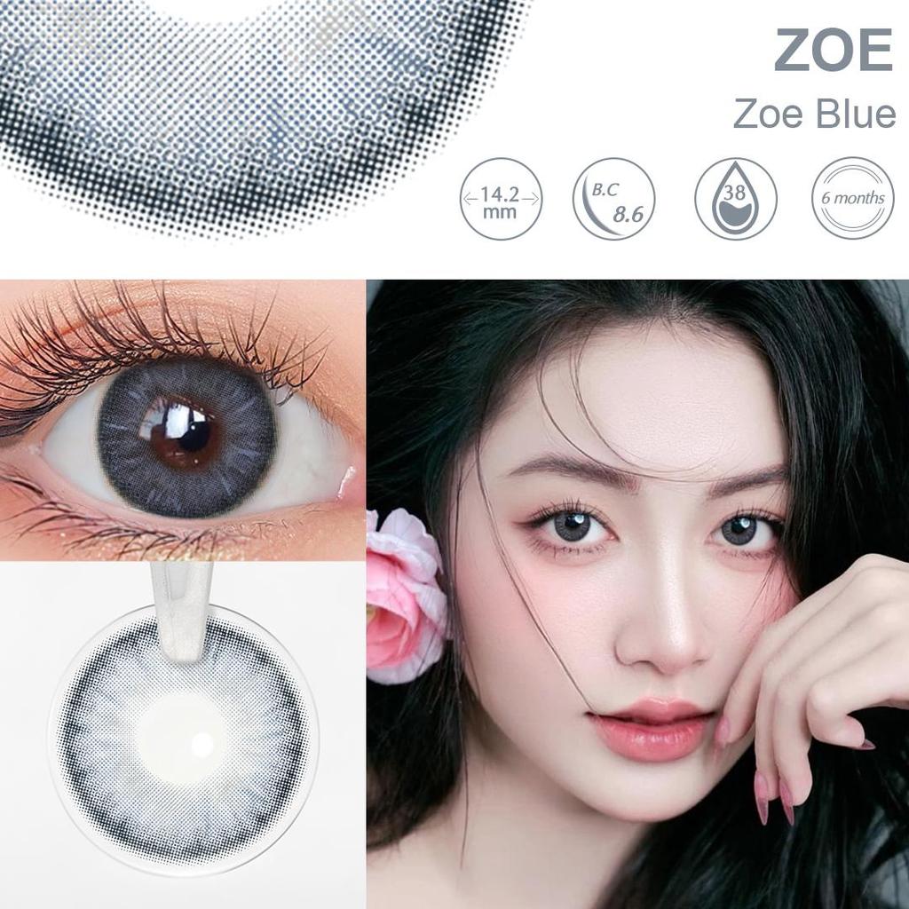 Colored Contact Lense Magister 14.2mm-14.5mm Brown/Gray Natural Contact Lenses 1 Pair Fashion Lenses