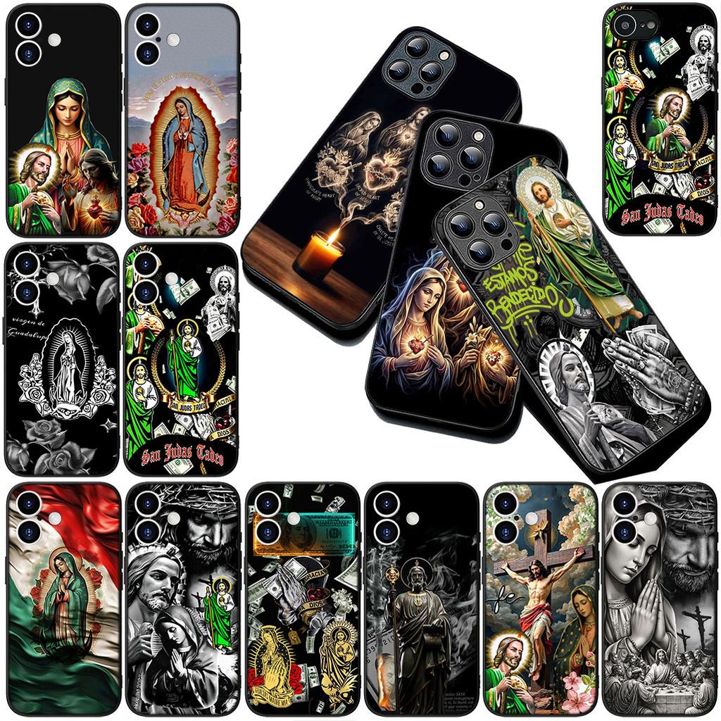 Holy Family Heart of Mary Jesus Joseph Phone Cover for Apple iPhone 17 14 15 16 Plus Pro Max 16E ProMax + 16Plus 14+ 16+ Case