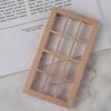 1:12 Dollhouse Miniature Wooden 12-pane Window Frame Model Accessories Toys For Kids Creative Play
