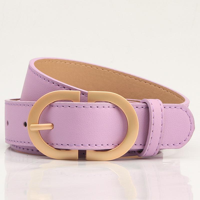 A Matte, High-end, Fashionable Korean-style Pu Belt for Women, Versatile for Outerwear and Jeans, and A Decorative Strap