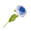 Simulated Flowers Handmade Scented Crochet Fake Flower with Steel Wire