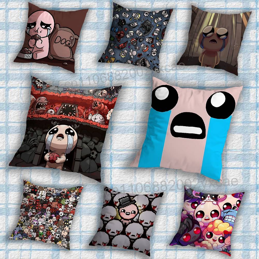 Game TThe Binding of Isaac Cushion Cover Suitable For Sofa Car Bedroom Office Cushions Decorative Pillow Case