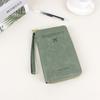RFID Long Passport Folder Ticket Storage ID Bag Multifunctional Travel Zipper Passport Bag