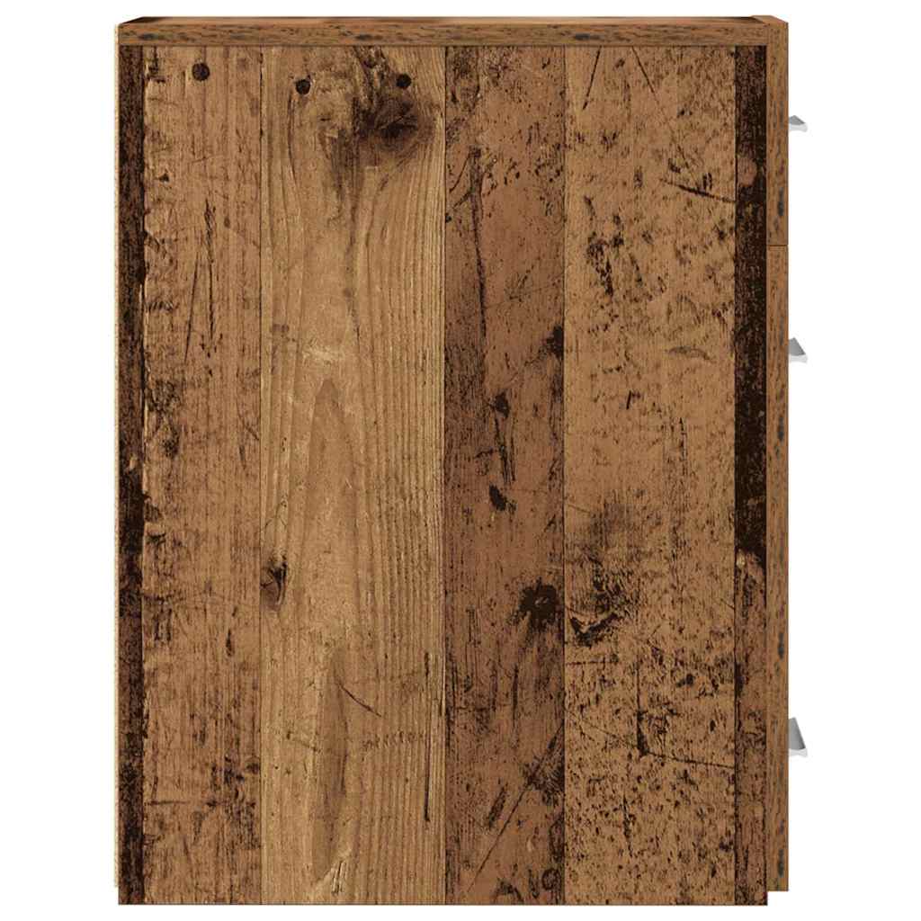 Apothecary Cabinet Reclaimed Wood Look 20 x 45.5 x 60 cm Particleboard