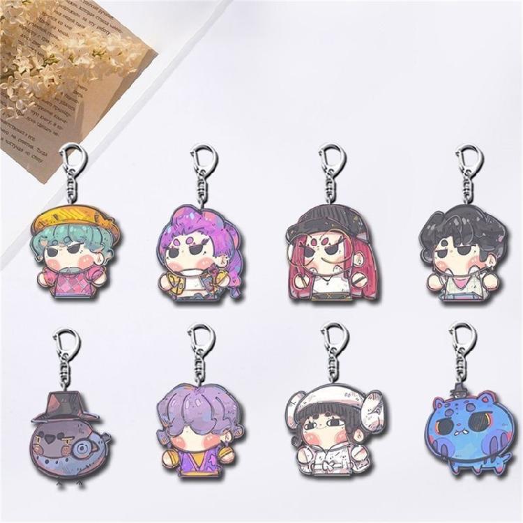 Aesthetic Keychains Purse Handbag Backpacks Bag Pendant Charm Music Idol Keychains Charm Car Keyring for Women Girls