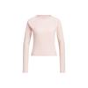 Women's Slim Fit Long Sleeve Sports Casual T-Shirt - Light Pink