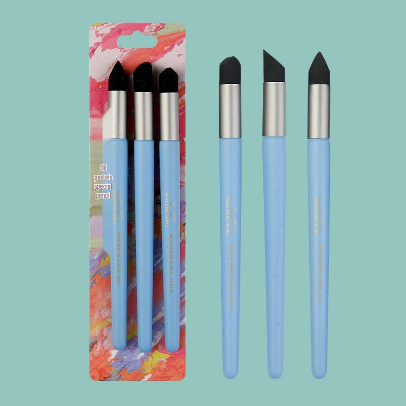 Heavy Duty Color Oil Pastel Sponge Eraser for Art Students & Exam Highlights