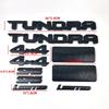 Matte Black Overlay Car Sticker for TUNDRA Pickup 4X4 SR5 V8 Modified Limited Edition Logo Cover FE6
