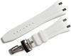 King Watch Parts Compatible with Audemars Piguet Royal Oak 41mm Chronograph with Models and White Rubber [Import Original] D-Buckle, 15400, 15500,