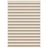 VidaXL Store Zebra Brown Sand Fabric Width 150.9 Cm Polyester, Zebra Roller Blind, Zebra Blind for Window, 4014584