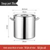 Jundingying Commercial Stainless Steel Soup and Braising Pot