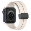 Apple Watch SE Silicone Magnetic Strap - Solid Color Folding Buckle Wristband