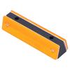 2PCS Rectangle Reflective Sign Road Stud Marker for Highway Traffic Warning Facilities(YellowWhite )