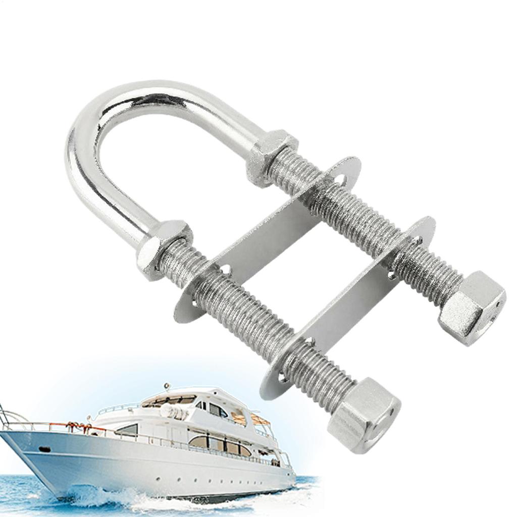 Stainless Steel U-bolts M8/M10/M12 Specification Screws and Bolts Heavy Duty Hardware Accessories for Ships and Yachts