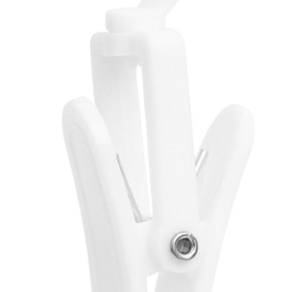 5 st Hattupphängningsklämmor Vägg Garderob Plast Svängbar Keps Gardin Hem Tvättkrokar