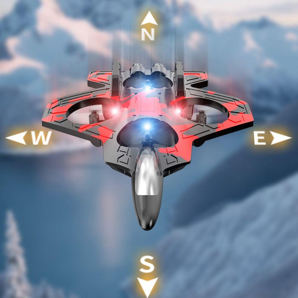 Gravity Sensing Four Motor Helicopter Toy Rechargeable RC Hobby Jet Plane  Kids Gifts