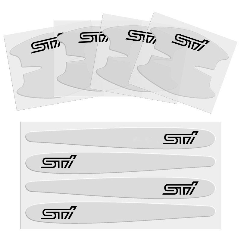 8Pcs Transparent Car Door Handle Protector Stickers Protection Film For Subaru Crosstrek Forester Outback Impreza BRZ WRX Ascent yh6r