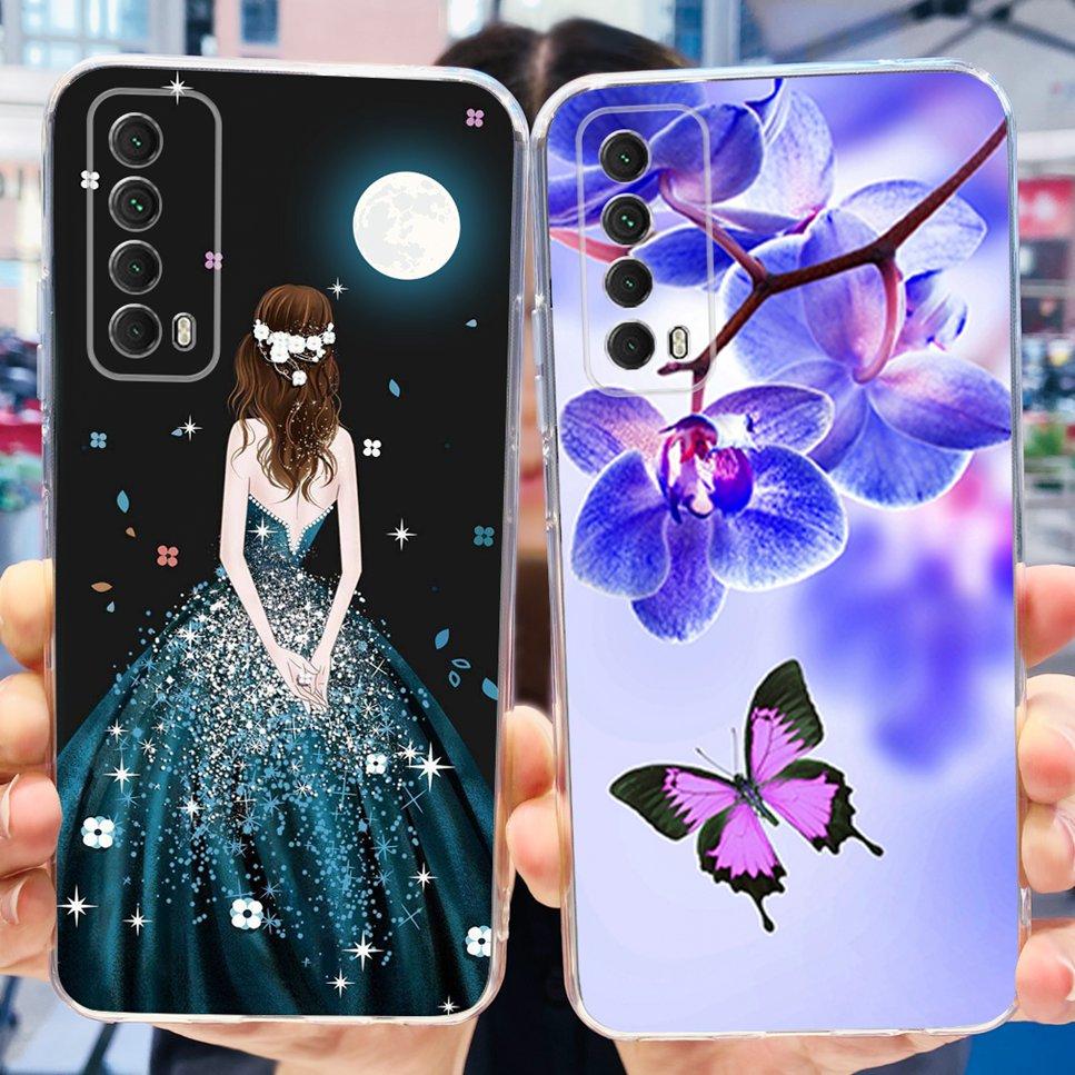 For Huawei P smart 2021 Case New Design Fashion Print Soft Silicone TPU Cover For Huawei P Smart 2021 PPA-LX1 Phone Case Fundas