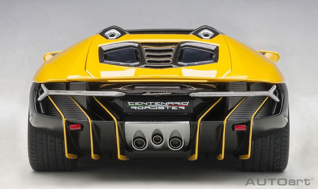AUTOart 1/18 Lamborghini Centenario Roadster Pearl Yellow Finished Product