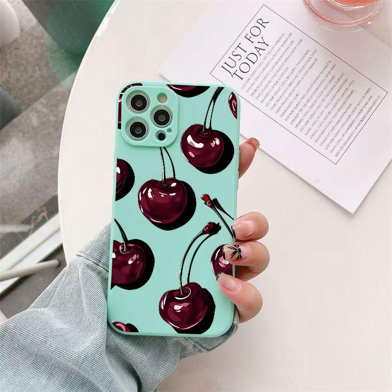 Cherry for Apple 16Pro all-inclusive 15Promax mobile phone case iPhone14/12/11/13 anti-drop xs