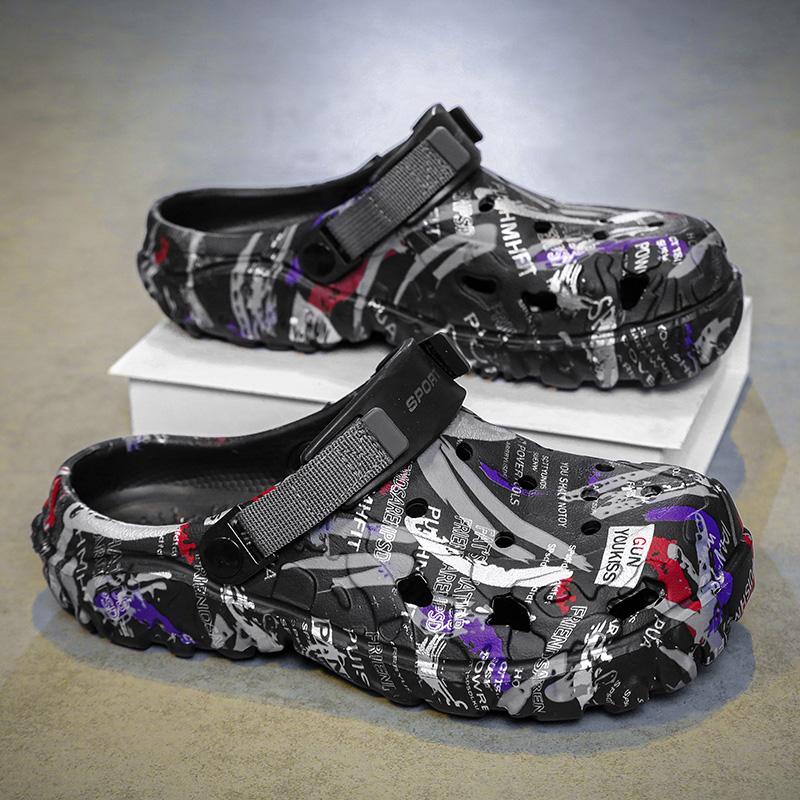 Plus Große Größen 48 49 50 51 Sommer Gummi Sandalen Herren Clogs Gartenschuhe Zuecos Hombre Cholas Mann Clog Strandschuhe Breiter Fuß 49
