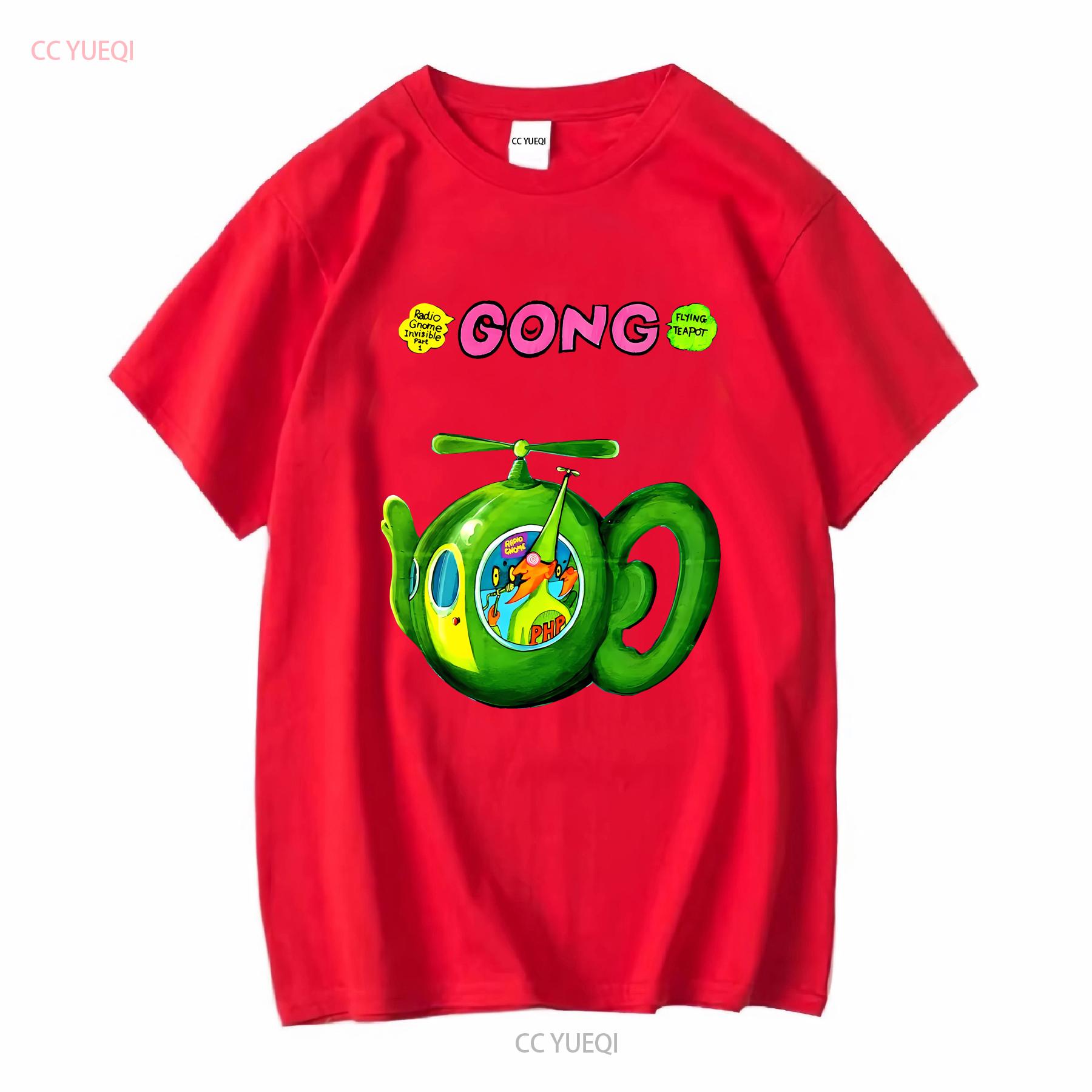 

Gong Rock Band Daevid Allen Футболка Летающий Чайник Didier Malherbe Pip Pyle с длинным рукавом винтажная Стирка Повседневная Удобная мужская S