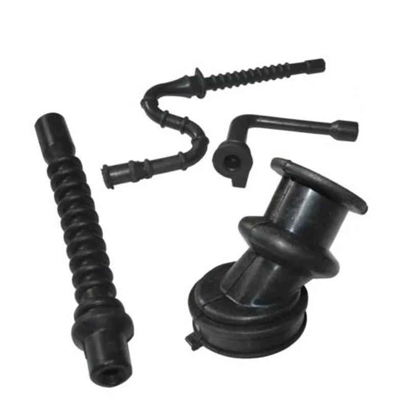 Ersatz-Einlasskrümmerstiefel Teile Zubehör 026 MS260 MS240 Gummi Ölleitung Impulsschlauch Schwarzer Kraftstoffschlauch