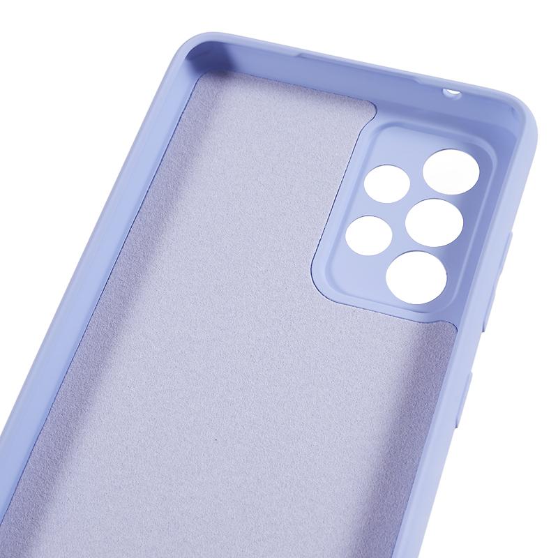 For Samsung Galaxy A52 4G/5G/A52s 5G Rubberized Phone Case Fiber Lining TPU Back Cover