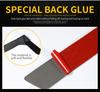 4pcs Universal Real Carbon Fiber+Rubber Car Door Scuff Sill Cover Step Protector